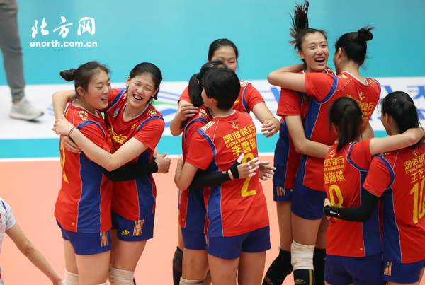 全运收官日 天津青年女排3-1逆转辽宁首度加冕