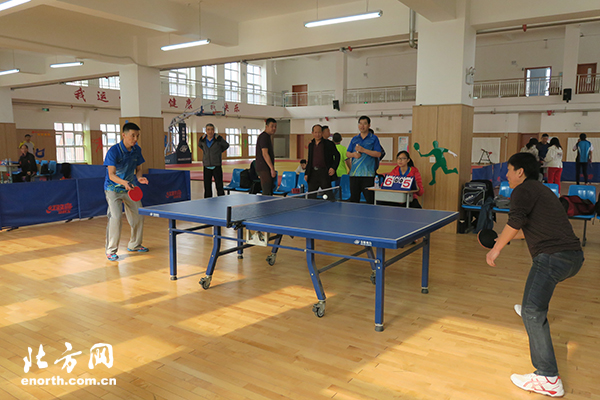 津南区辛庄镇举办2018年乒乓球比赛