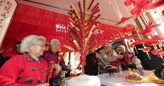 鹤寿养老院举办文化养老唤新春活动
