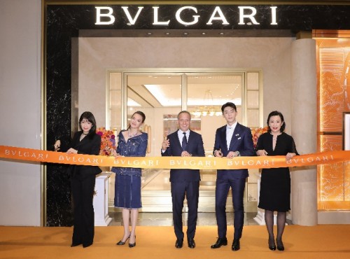 BVLGARI宝格丽旗舰店在上海恒隆广场盛大开幕 代言人舒淇、邓伦华丽出席