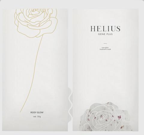 HELIUS赫丽尔斯玫瑰面膜，密集养护，焕颜提亮