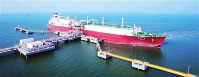 中国石化天津LNG接收站迎来卡塔尔LNG运输船 9.4万吨液