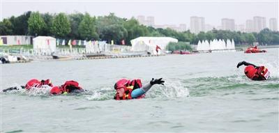 京津冀红十字水域救援演练在津举行