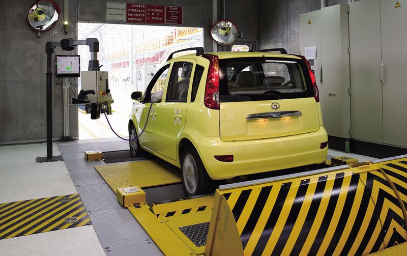 转毂试验-总装车间,长城精灵-北方网-汽车新地