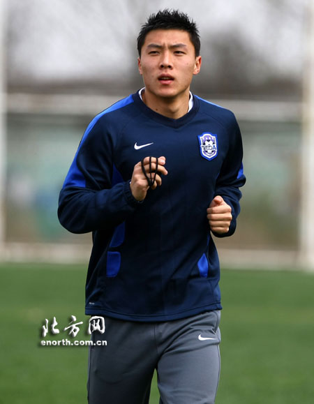 泰达团泊洼公开训练于大宝开始随队训练