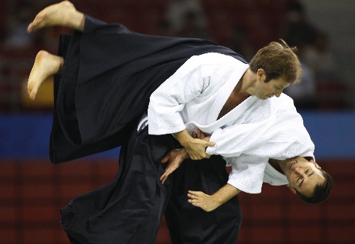 图文武搏会合气道演武圆满落幕投技表演成功