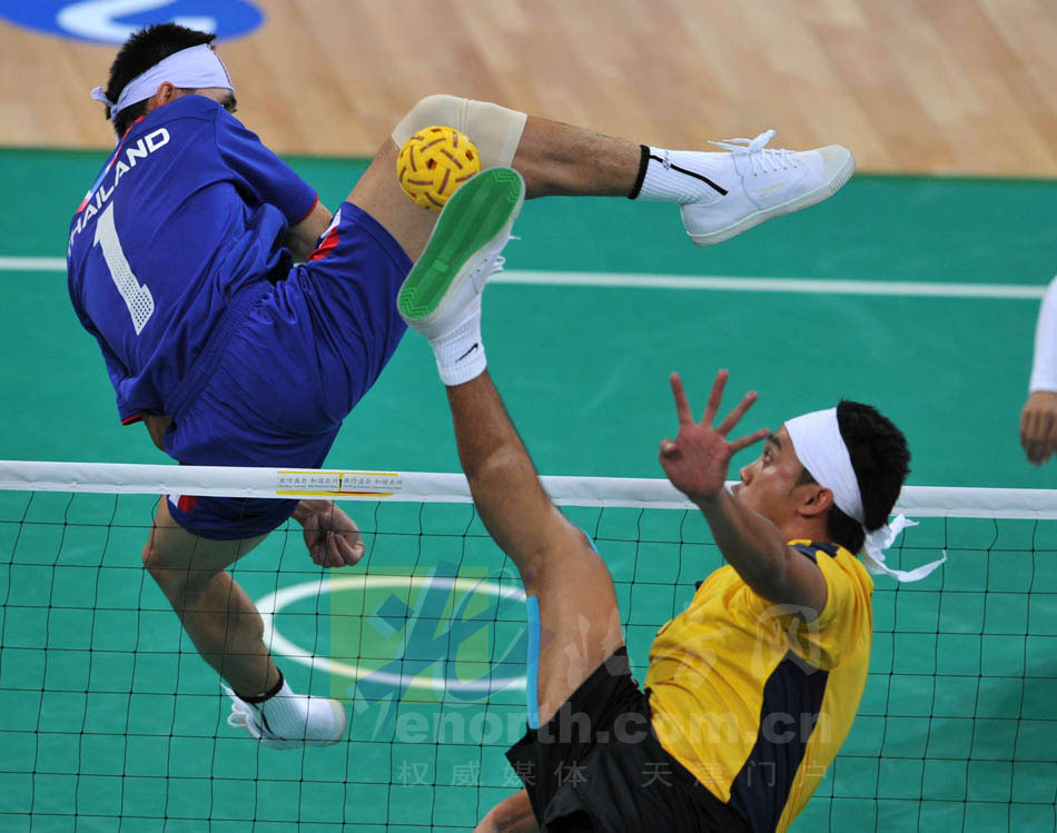 藤球男子团体决赛 泰国夺冠