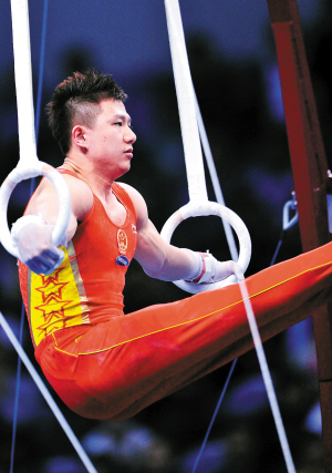 陈一冰 吊环上展王者霸气(图)