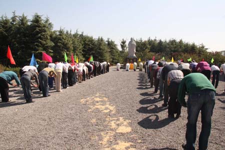中国传统礼仪:三拜礼-双手,稽首,称为,行礼,额手-北方网-文明网