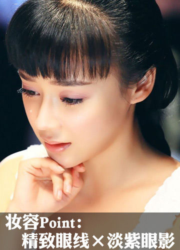 《爱在春天》热播 袁姗姗少女系妆发