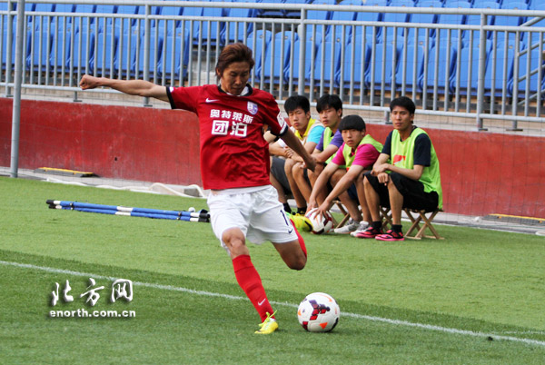 松江vs中能 李星灿川传中