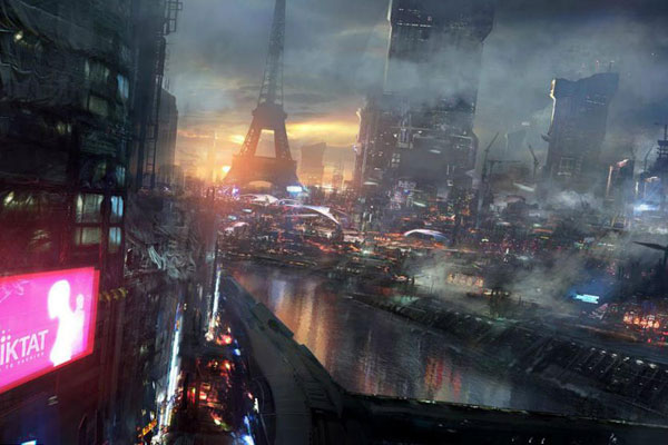 法国设计师描绘2084年未来城市情景(图)