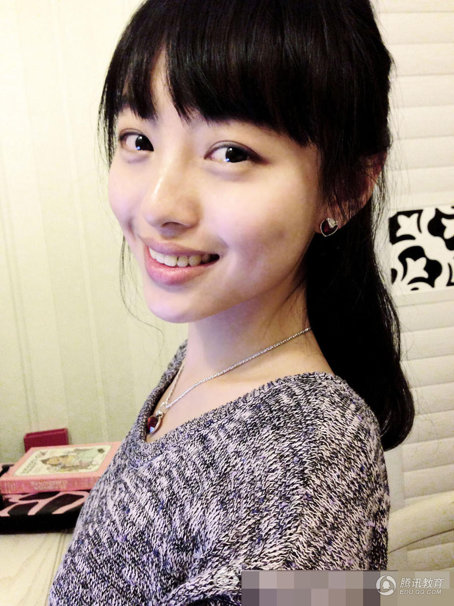 人大校花杨紫童清新怡人 自称没女神样