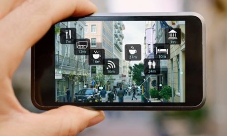 增强现实app正在将额外的信息叠加至现实场景中