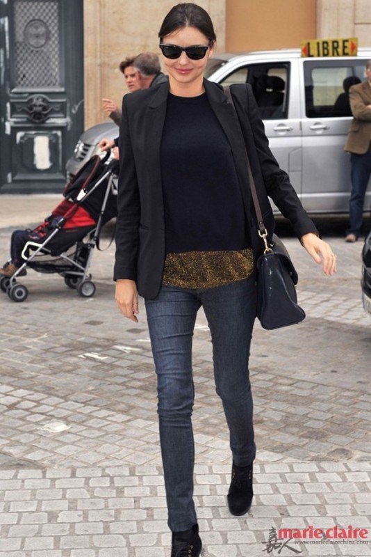 街拍之王 米兰达·可儿的西装style