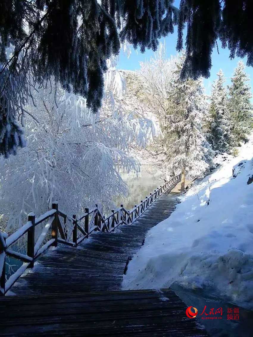 新疆天山天池100万平米国际冰雪公园24日将迎客