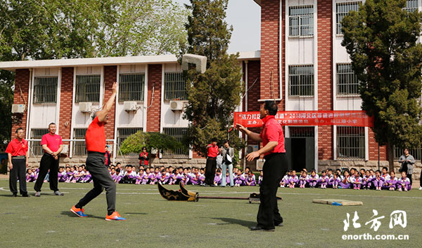 2018河北区非遗进校园活动在靖江路小学举行
