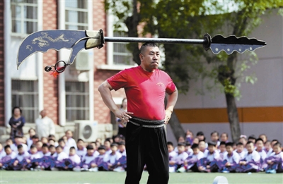 2018非遗进校园活动在河北区靖江路小学举行