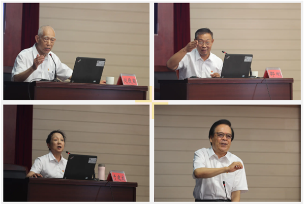 呼吸" 在天津公交报告厅70岁的刘援朝教授通过现场 视频教学的方式,站