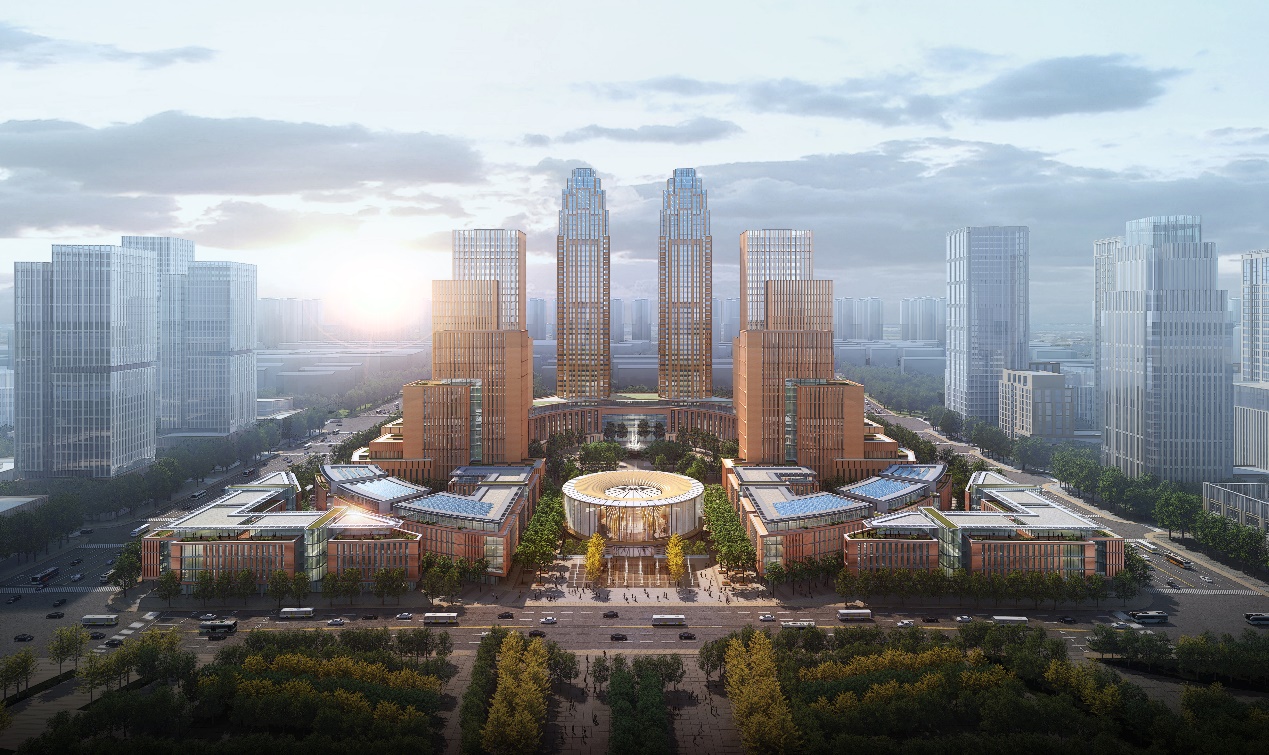 天津海河柳林设计之都核心区子项目正式开工