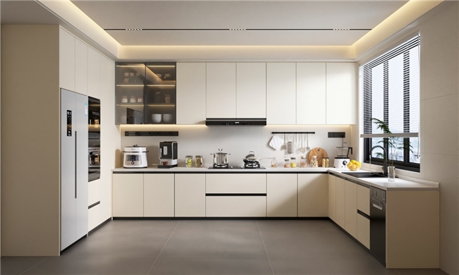 橱柜套餐,根据材质,功能和产品配置的不同,带来两档选择,并提供现代