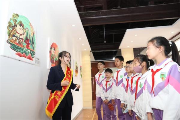 宣传教育系列活动再添新篇国家安全年画娃娃艺术展在杨柳青古镇正式