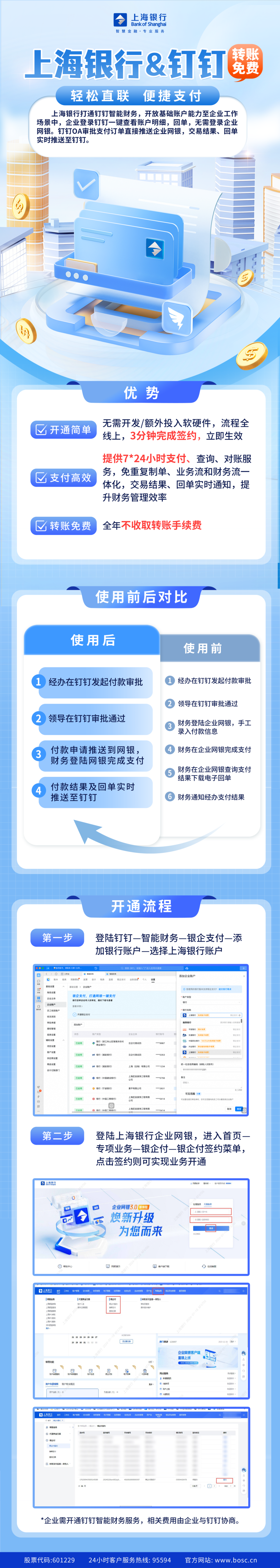 上海银行&钉钉 轻松直联 便捷支付