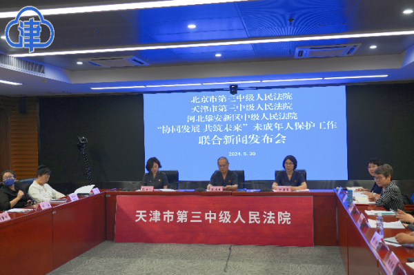 "三合一"审判机制显成效 天津三中院成立少年家事合议庭